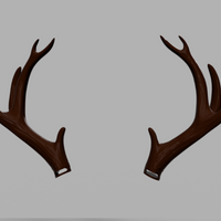 Headphone Antlers 3D Model STL File