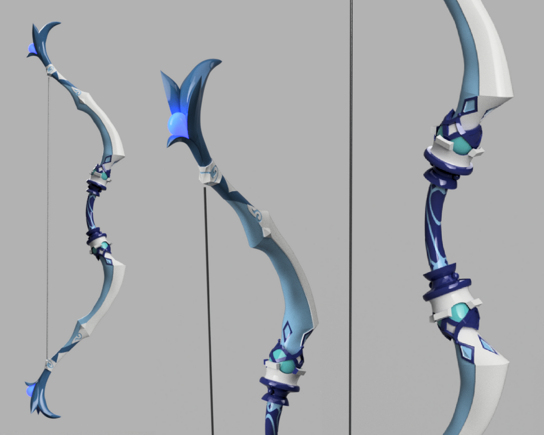 Genshin Impact Sacrificial Bow Diona Cosplay Prop 3D Model STL File