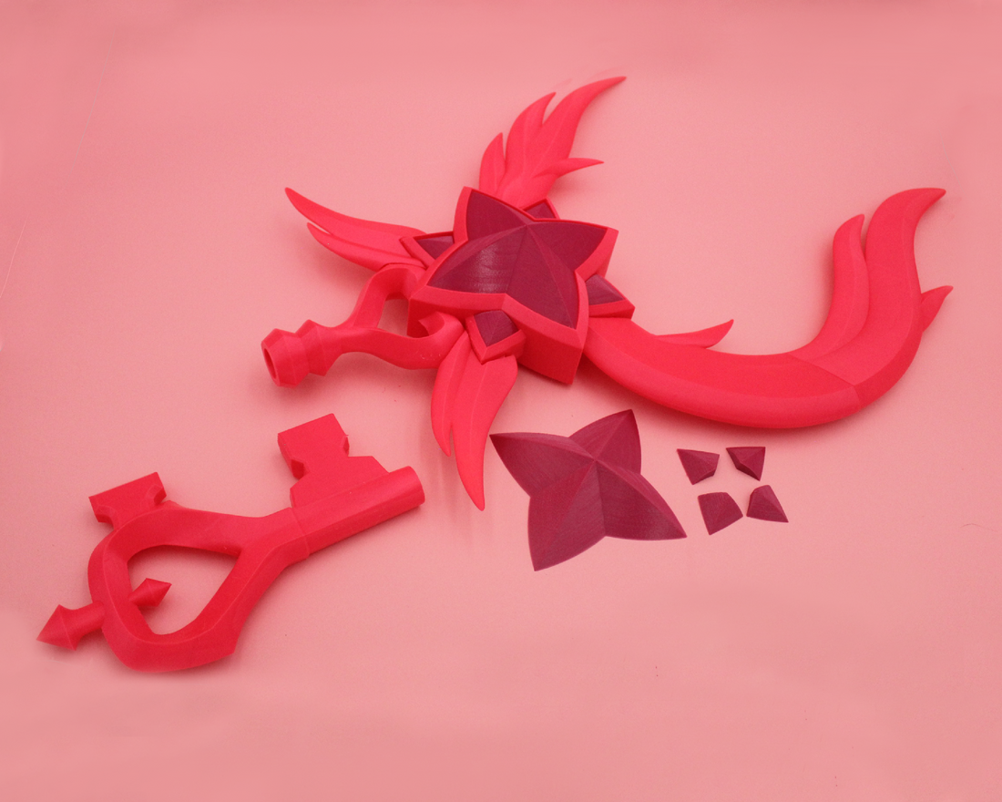 Star Guardian Soraka Staff 3D Printed Cosplay Kit