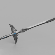 Critical Role D&D Holy Avenger 4.5' long Cosplay Sword 3D Model STL File - Porzellan Props