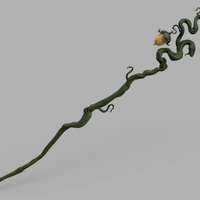 Fearne's Staff of the Adder Cosplay 3D Model STL File