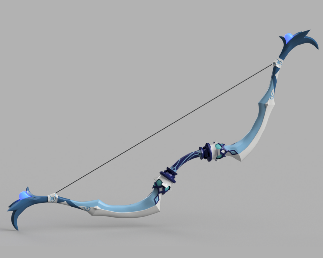 Genshin Impact Sacrificial Bow Diona Cosplay Prop 3D Model STL File