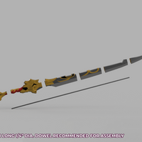Genshin Impact Fillet Blade Xingqiu Cosplay Sword 3D Model STL File - Porzellan Props