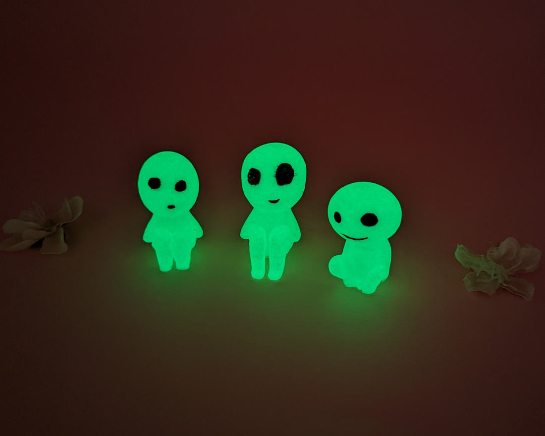 Glow in the Dark Kodama Sprite Collection