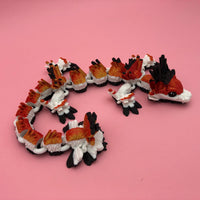 Multicolour Sushi Articulated Dragon