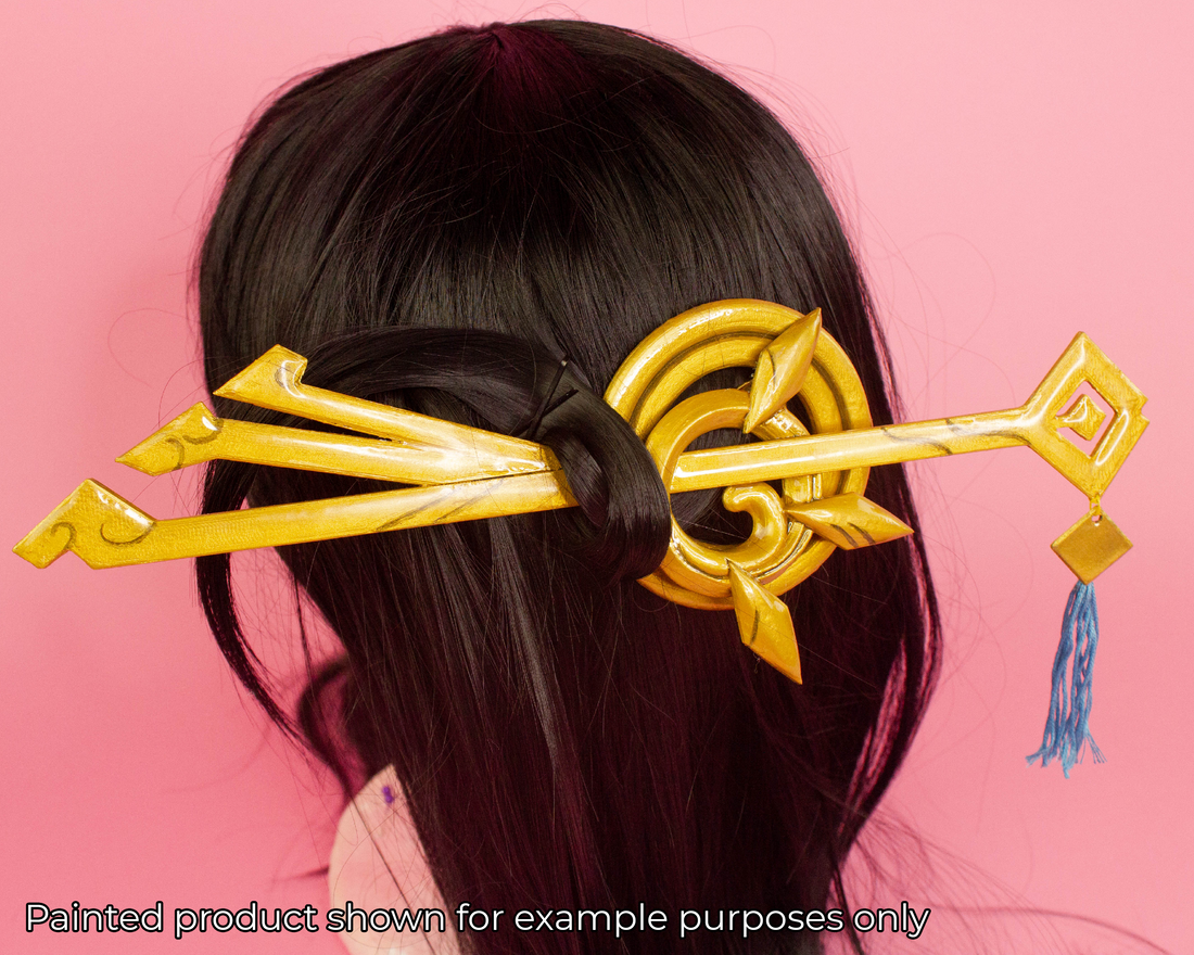 Genshin Impact Beidou Hair Clip 3D Model STL File - Porzellan Props