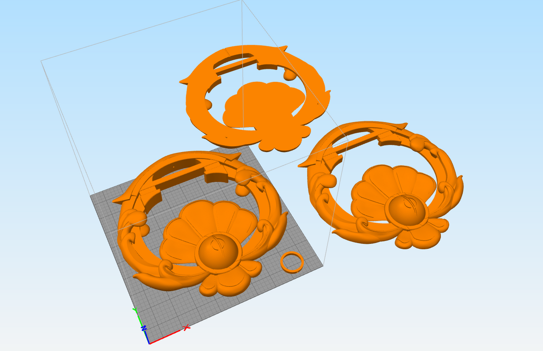 Genshin Impact Oathsworn Eye Cosplay Catalyst 3D Model STL File