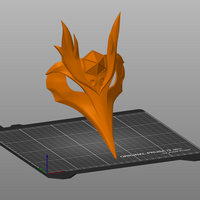 Genshin Impact Kujou Sara Mask 3D Model STL File