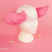 Narmaya Granblue Fantasy Cosplay Horns 3D Printed Cosplay Kit - Porzellan Props
