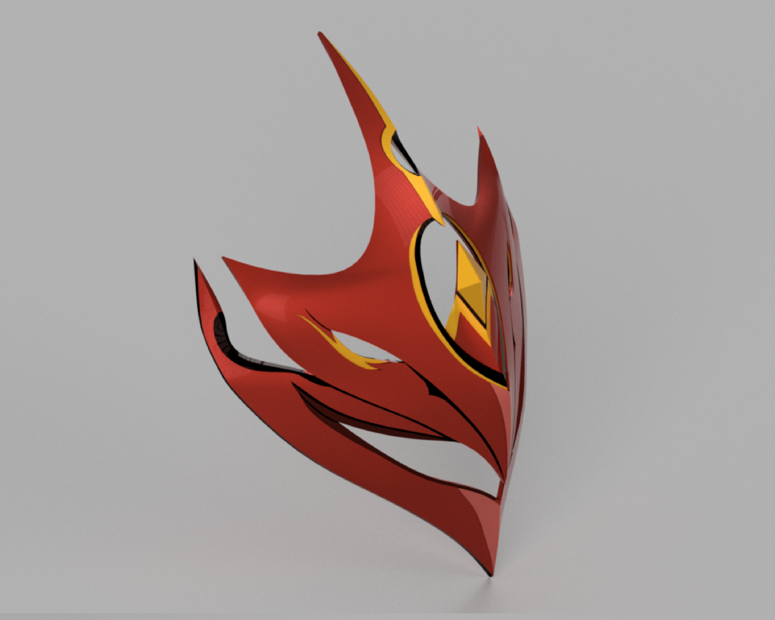 Genshin Impact Tartaglia Childe Cosplay Mask 3D Model STL File ...