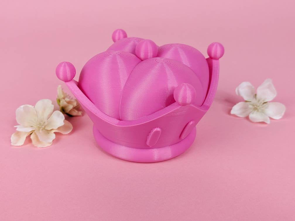 Bowsette Crown and Horns 3D Printed Kit - Porzellan Props