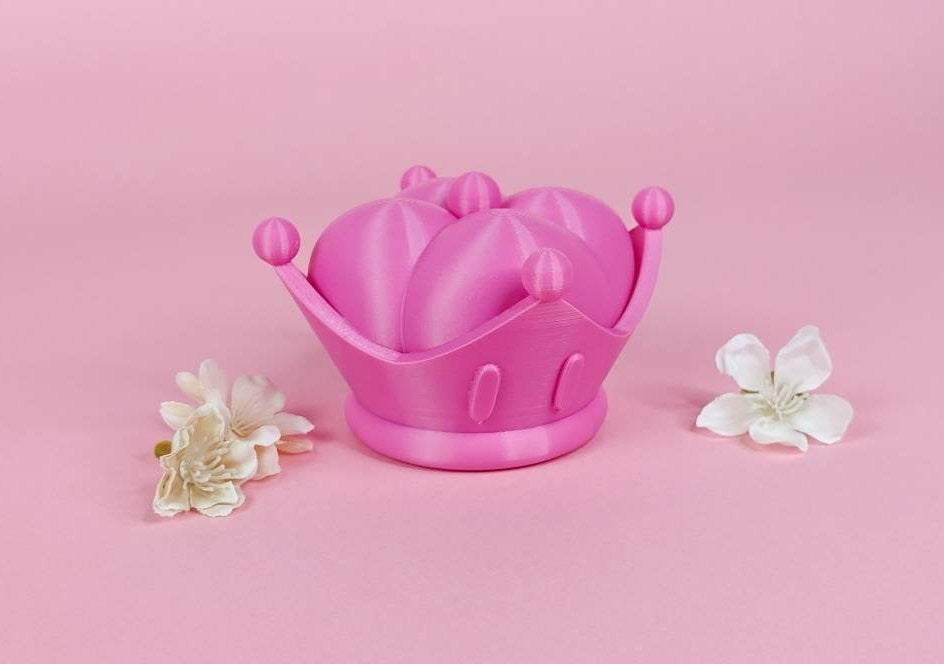 Bowsette Crown and Horns 3D Printed Kit - Porzellan Props