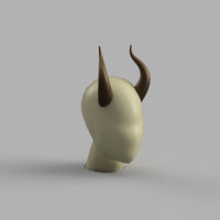 League of Legends LoL Blood Moon Evelynn Cosplay Horns 3D Model STL File - Porzellan Props