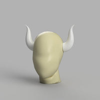 Bowsette Cosplay Horns 3D Model STL File - Porzellan Props