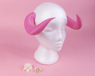 Overlord Albedo Succubus Demon Cosplay Horns 3D Printed Cosplay Kit DIY - Porzellan Props