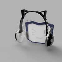 Love Live! PDP Rina Tennoji Headset Earphones Face Mask 3D Model STL File - Porzellan Props