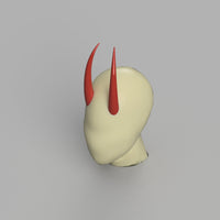 Fate Shuten Doji Douji Assassin Cosplay Horns 3D Model STL File - Porzellan Props