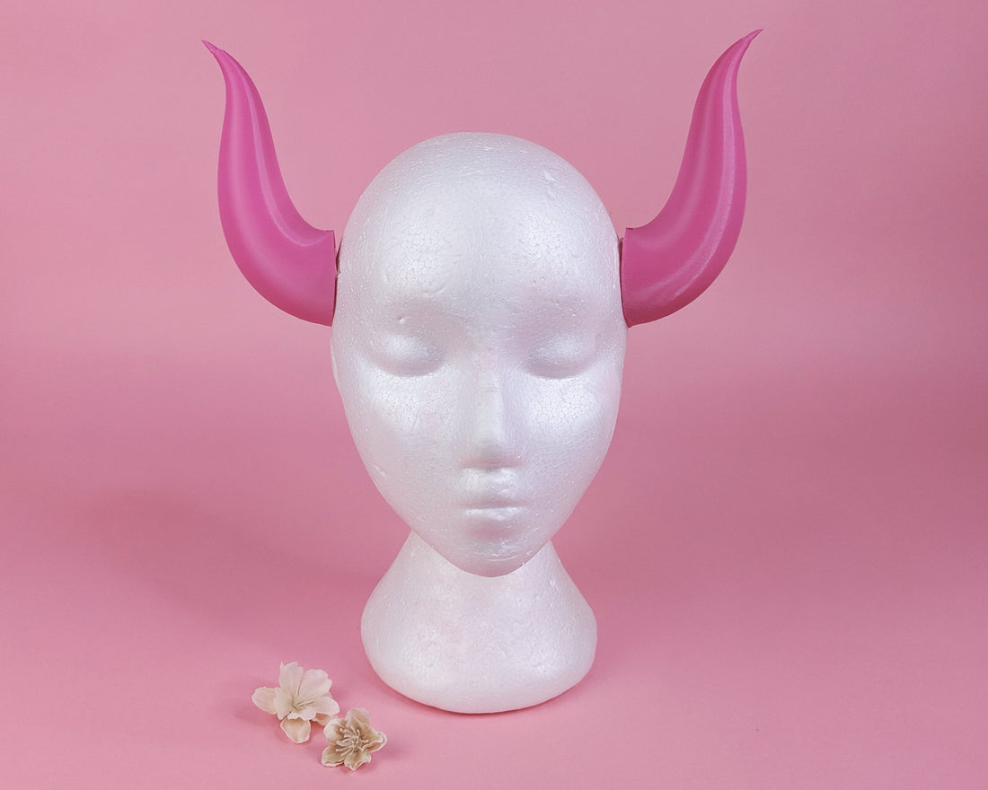 Bowsette Cosplay Horns 3D Printed Cosplay Kit DIY - Porzellan Props