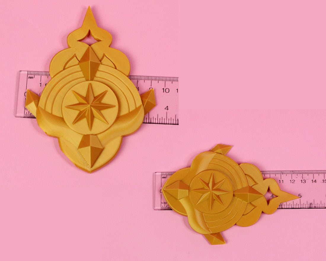 Fire Emblem Byleth Emblem Three Houses Cosplay | Necklace | Brooch | Belt Buckle 3D Printed Cosplay Kit DIY - Porzellan Props