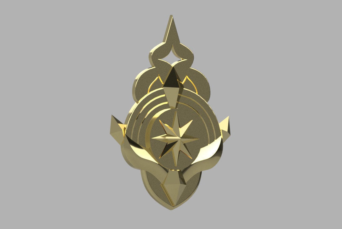 Fire Emblem Byleth Emblem Three Houses Cosplay | Necklace | Brooch | Belt Buckle 3D Model STL File - Porzellan Props