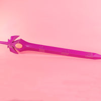 She Ra's Upgraded Sword of Protection S5 - 3.5 ft long 3D Printed Cosplay Kit - Porzellan Props