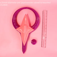 Glimmer's / King Micah's Staff - 3D Printed Cosplay Kit - Porzellan Props