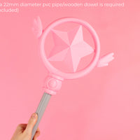 Cardcaptor Sakura Sealing Staff Star Wand 3D Model STL File for Cosplay - Porzellan Props