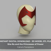 Catra Headpiece 3D Model STL File - Porzellan Props