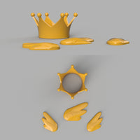 Cardcaptor Sakura Angel Crown Outfit Accessories 3D Model Bundle STL Files for Cosplay - Porzellan Props