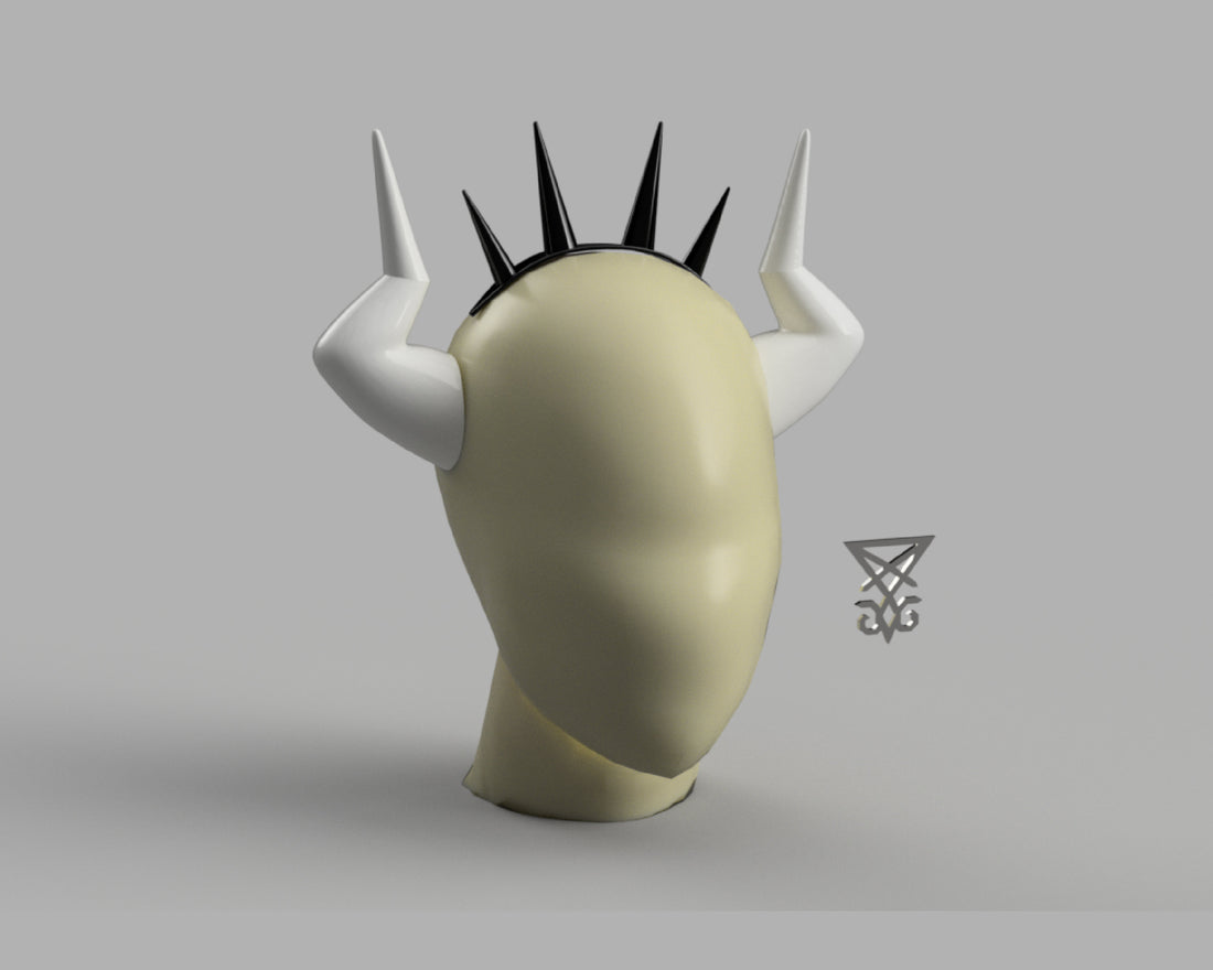 Helltaker Cosplay Demon Horns 3D Models STL Files Bundle - All characters - Porzellan Props