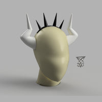 Helltaker Cosplay Demon Horns 3D Models STL Files Bundle - All characters - Porzellan Props