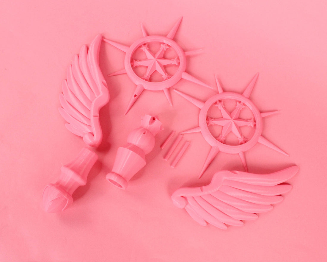 Cardcaptor Sakura Dream Staff 3D Printed Cosplay Kit - Porzellan Props