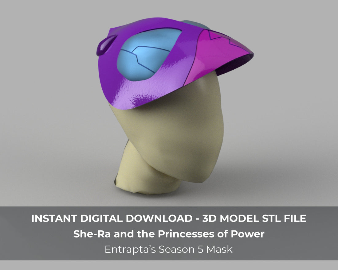 Entrapta Season 5 Bug Mask 3D Model STL File - Porzellan Props