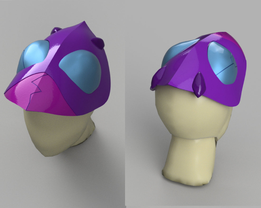 Entrapta Season 5 Bug Mask 3D Model STL File - Porzellan Props