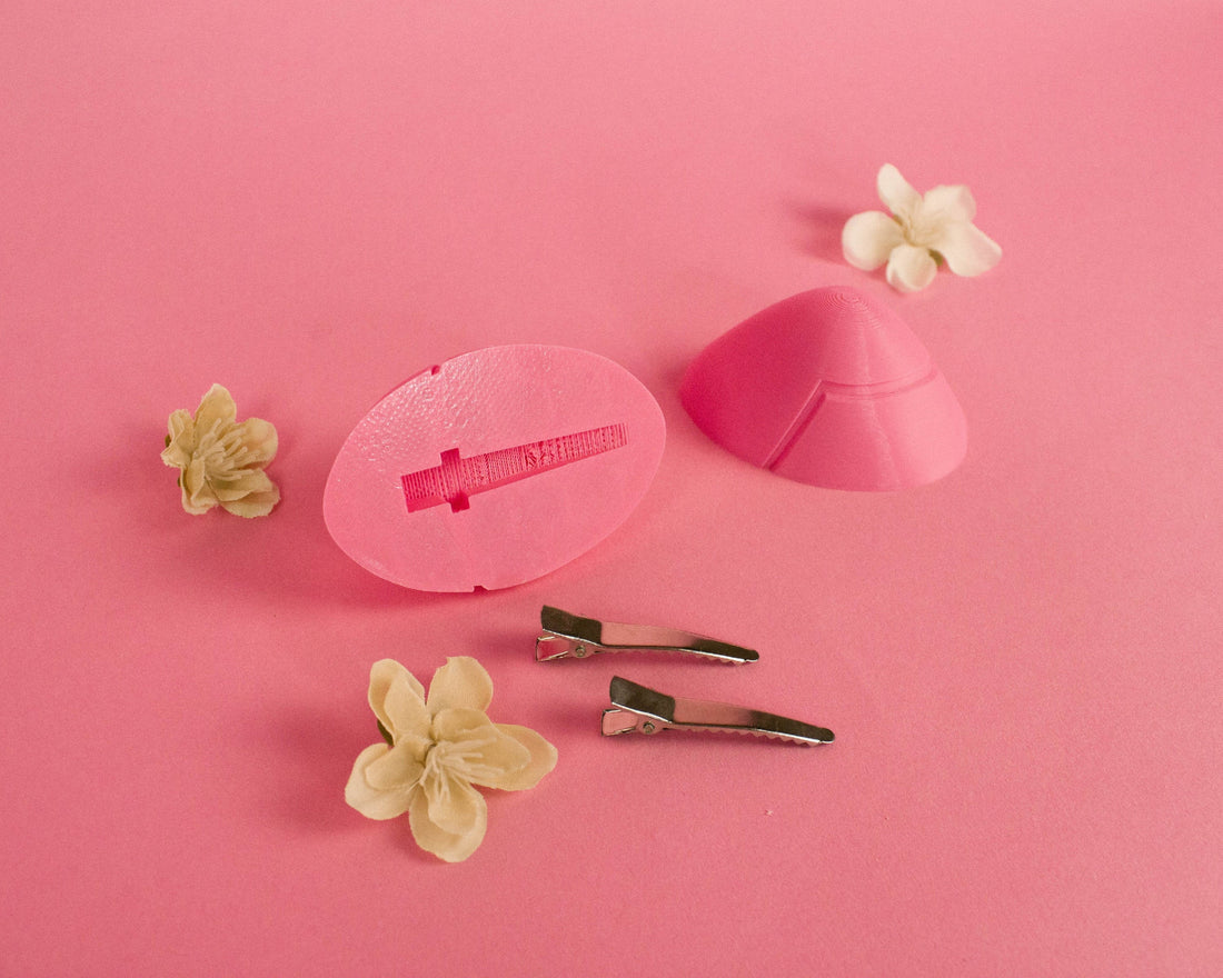 Asuka Evangelion Hair Clips 3D Printed Accessory Kit - Porzellan Props