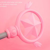 Cardcaptor Sakura Sealing Staff Star Wand 3D Printed Cosplay Kit - Porzellan Props