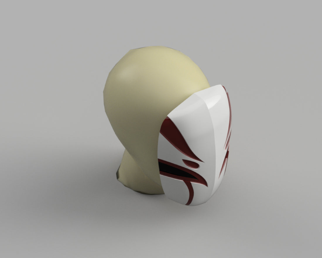 League of Legends LoL Spirit Blossom Kindred Cosplay Mask 3D Model STL File - Porzellan Props