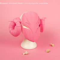 League of Legends LoL Spirit Blossom Kindred Cosplay Horns 3D Printed Cosplay Kit DIY - Porzellan Props