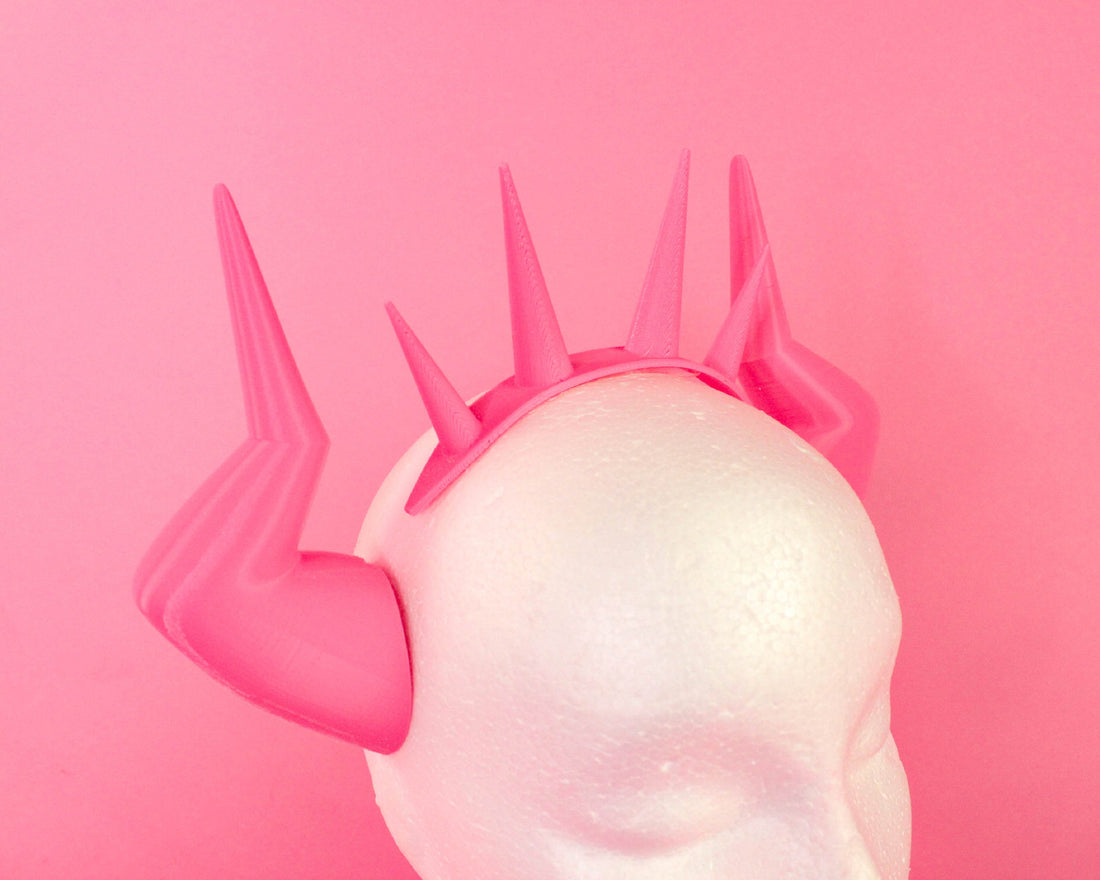 Helltaker Lucifer Cosplay Horns + Accessories 3D Printed Cosplay Kit DIY - Porzellan Props