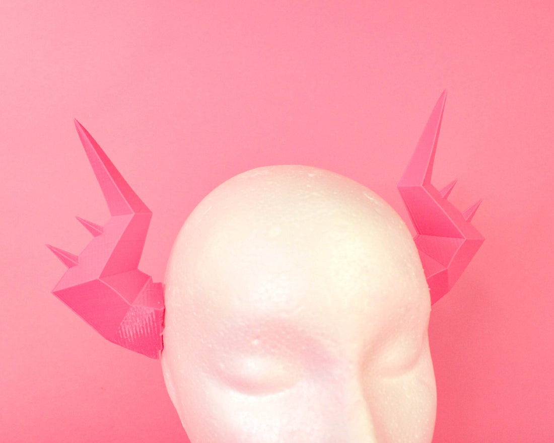 Helltaker Judgement Cosplay Horns 3D Printed Cosplay Kit DIY - Porzellan Props