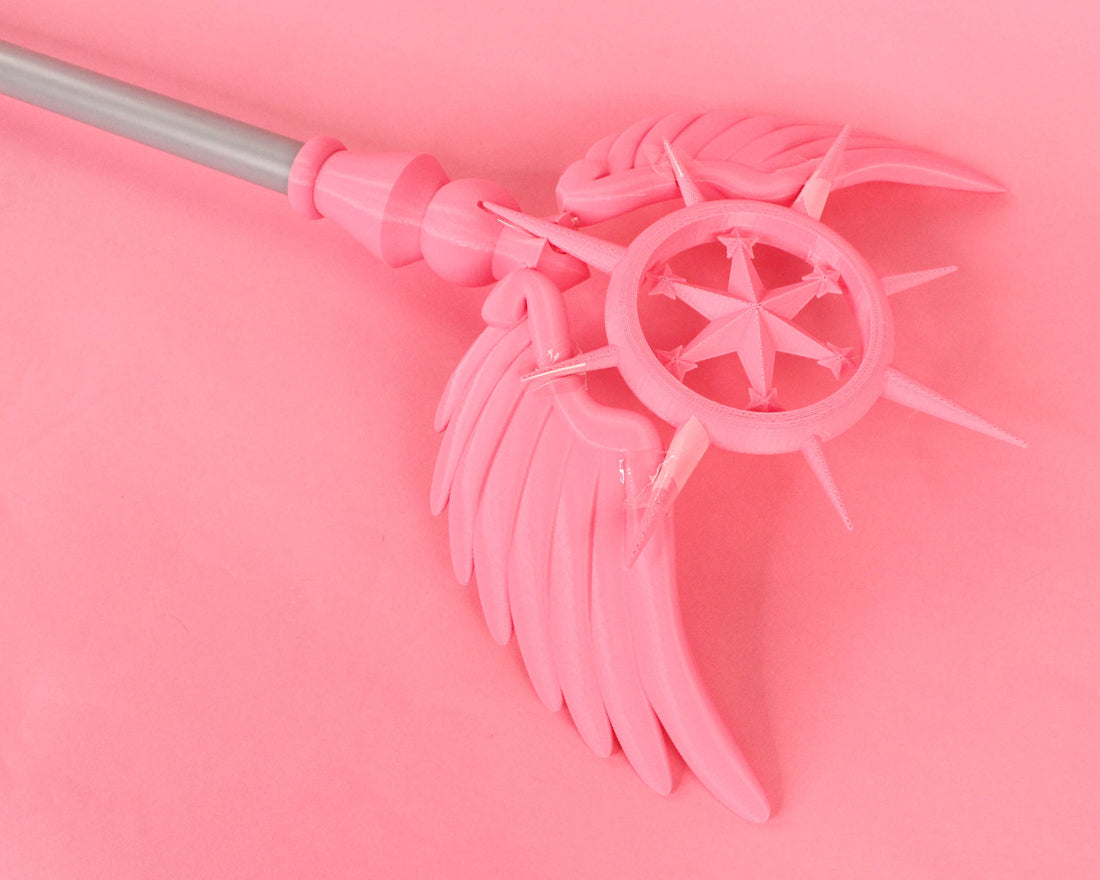 Cardcaptor Sakura Dream Staff 3D Printed Cosplay Kit - Porzellan Props