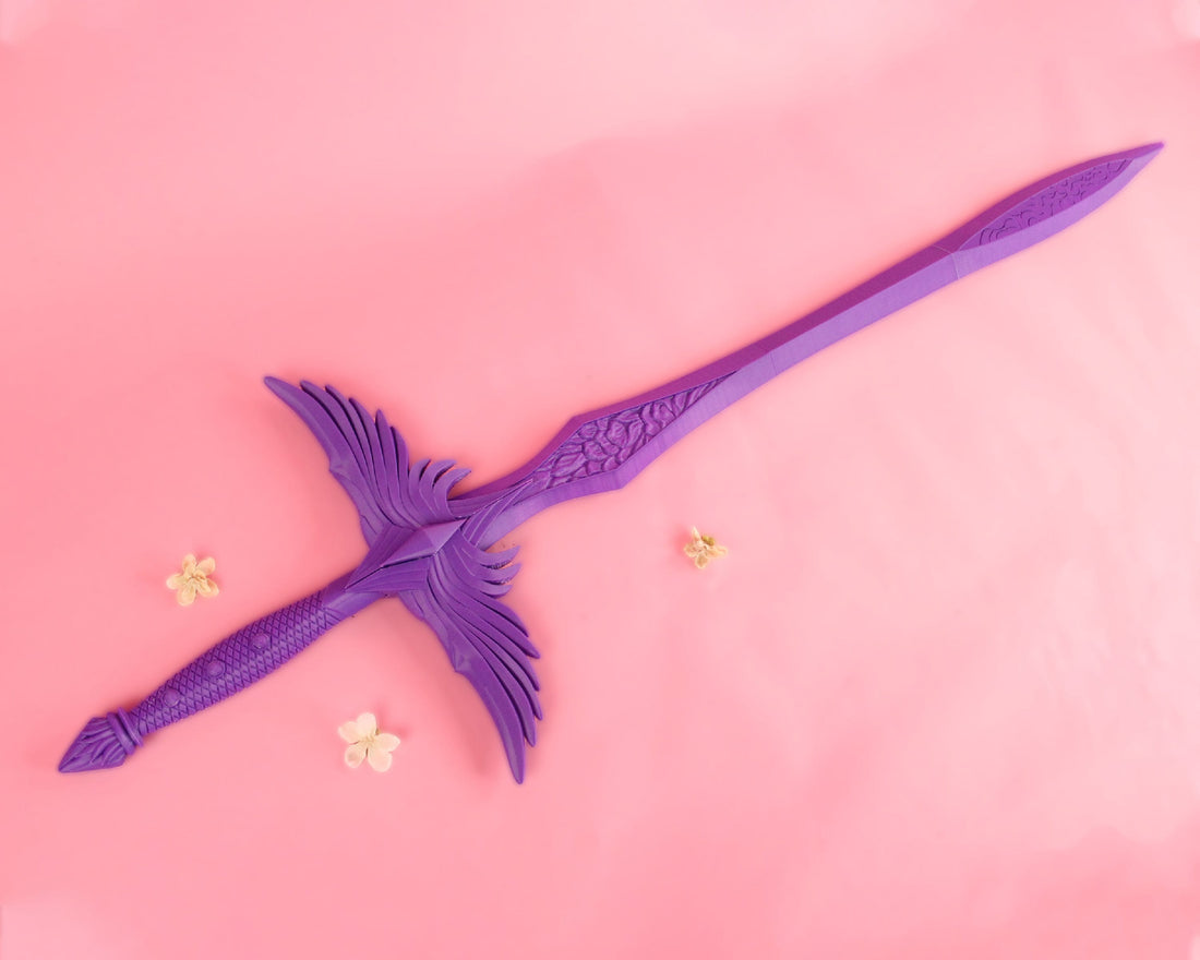 Critical Role D&D Holy Avenger 4.5' long Cosplay Sword 3D Printed Kit - Porzellan Props