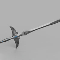 Critical Role D&D Holy Avenger 4.5' long Cosplay Sword 3D Printed Kit - Porzellan Props