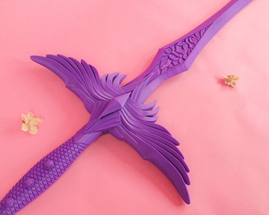 Critical Role D&D Holy Avenger 4.5' long Cosplay Sword 3D Printed Kit - Porzellan Props
