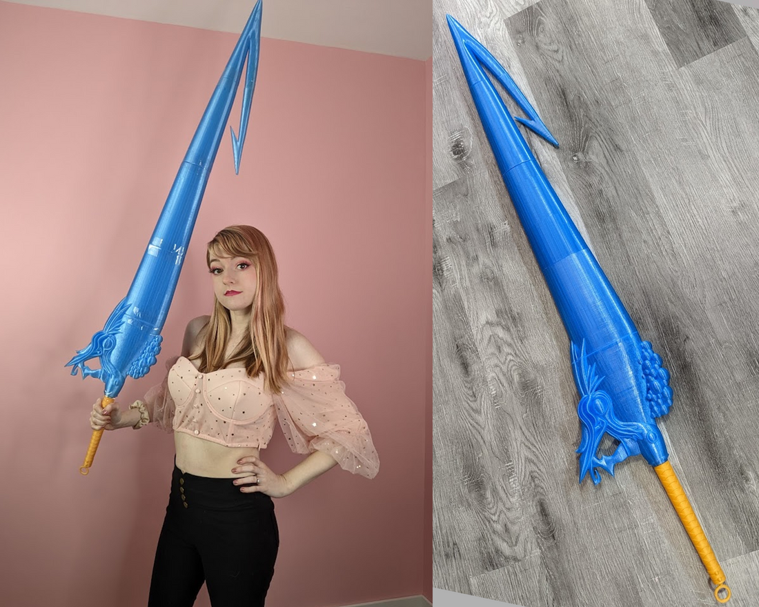 Final Fantasy X Brotherhood Sword 4.5' long 3D Model STL file for Cosplay